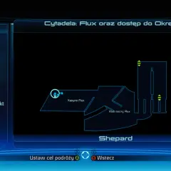 Mapa Cytadeli: Flux. Namierzanie sygnału w Kasynie Flux i Klubie Nocnym Flux.