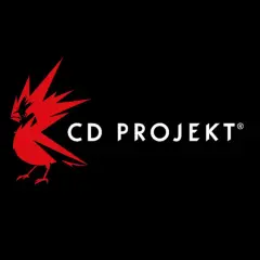 Czerwony ptak z ostrymi piórami obok napisu CD PROJEKT. Najnowsze CD Projekt news.