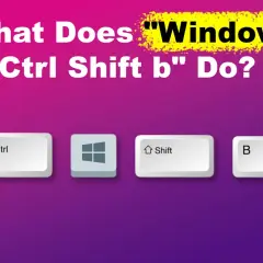 Klawisze Ctrl, Shift i B na klawiaturze Windows. Skrót ten może pomóc w reset karty graficznej.