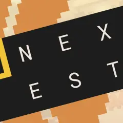 Logo Steam i napis "NEXT FEST" na czarnym tle. Czekamy na nowe gry!
