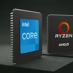Porównanie procesorów: Intel Core obok AMD Ryzen. Dwa kluczowe układy dla graczy i profesjonalistów.