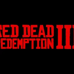 Czerwony napis "RED DEAD REDEMPTION III" na czarnym tle. Fani zastanawiają się, kiedy pojawi się Red Dead Redemption 3.