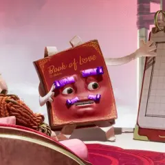Książka "Book of Love" Dr. Hakima prowadzi terapię. Na kalendarzu widnieje "Therapy Session 2".