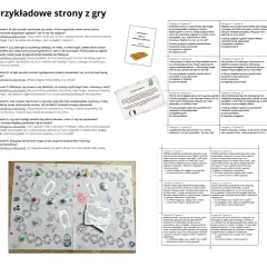 Plansza do gry z pytaniami o pułapki myślenia. To najlepsza gra farma dla rozwoju osobistego!