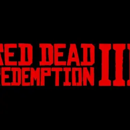 Czerwony napis "RED DEAD REDEMPTION III" na czarnym tle. Fani zastanawiają się, kiedy pojawi się Red Dead Redemption 3.