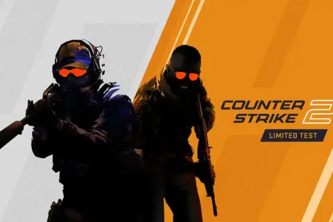 Dwóch żołnierzy w taktycznym sprzęcie, z pomarańczowymi goglami, gotowych do akcji w Counter Strike 2.