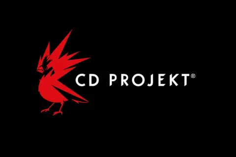 Czerwony ptak z ostrymi piórami obok napisu CD PROJEKT. Najnowsze CD Projekt news.
