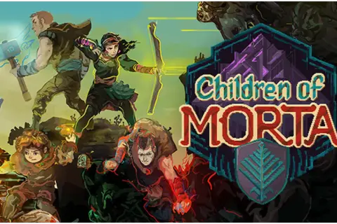 Rodzina bohaterów walczy z potworami w grze "Children of Morta", która jest przykładem gatunku roguelike vs roguelite.