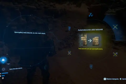 Death Stranding poradnik: automatyczne układanie ładunku, by móc nieść więcej. Twój ładunek jest już uporządkowany.