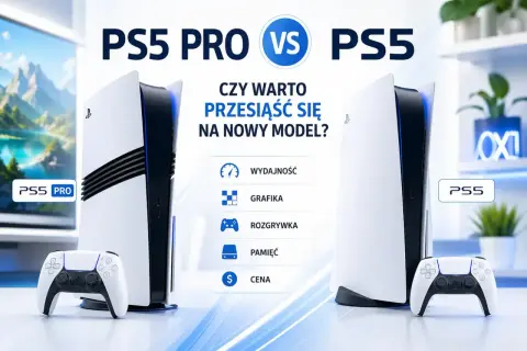 Porównanie PS5 Pro i PS5. Czy warto przesiąść się na nowy model konsoli PlayStation? Sprawdź wydajność, grafikę i cenę.