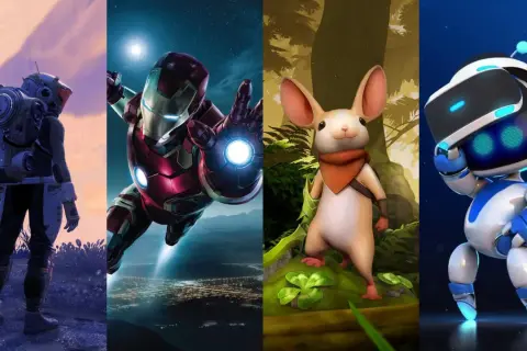 Odkryj darmowe gry VR PS4: kosmiczny podróżnik, Iron Man, myszka w lesie i Astro Bot.