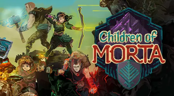 Rodzina bohaterów walczy z potworami w grze "Children of Morta", która jest przykładem gatunku roguelike vs roguelite.