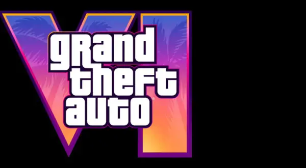 Logo Grand Theft Auto VI z palmami w tle. Fani zastanawiają się, czy GTA 6 będzie na PS4.