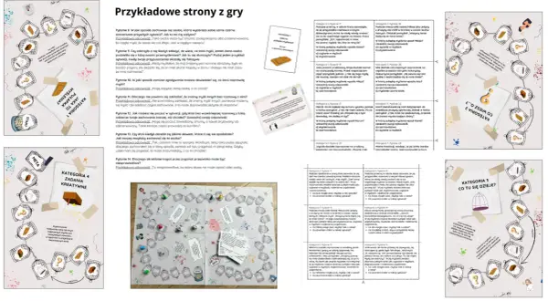 Plansza do gry z pytaniami o pułapki myślenia. To najlepsza gra farma dla rozwoju osobistego!