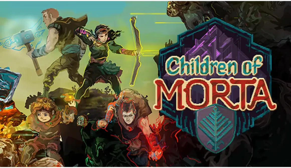 Rodzina bohaterów walczy z potworami w grze "Children of Morta", która jest przykładem gatunku roguelike vs roguelite.