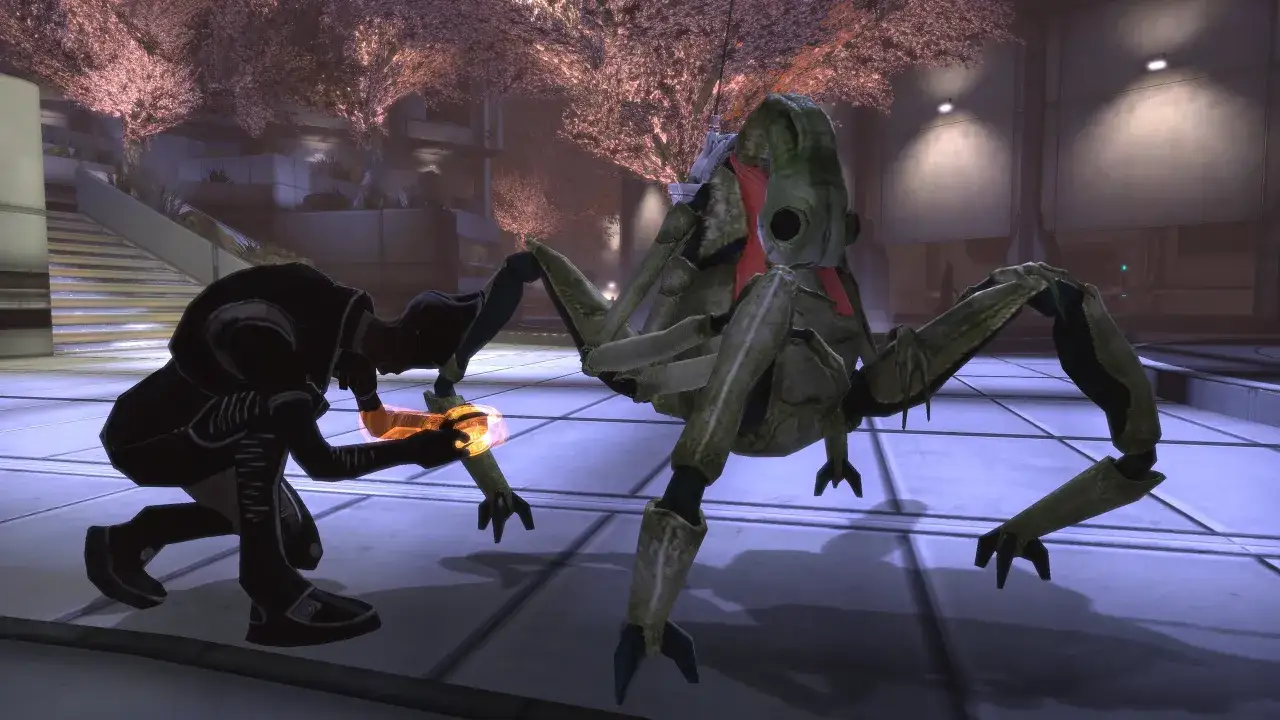 W grze Mass Effect, opiekunowie, czyli Gethy, wchodzą w interakcję z człowiekiem.