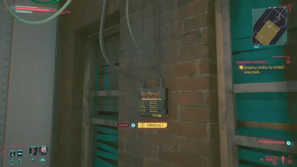 Cyberpunk 2077: Czerwony wieszcz czeka na wskazówki. Zeskanuj okolicę, by je znaleźć.