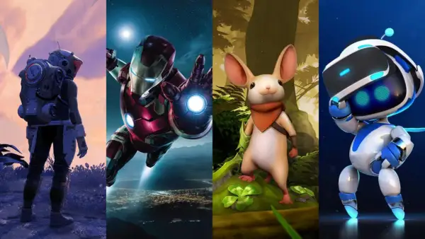 Odkryj darmowe gry VR PS4: kosmiczny podróżnik, Iron Man, myszka w lesie i Astro Bot.