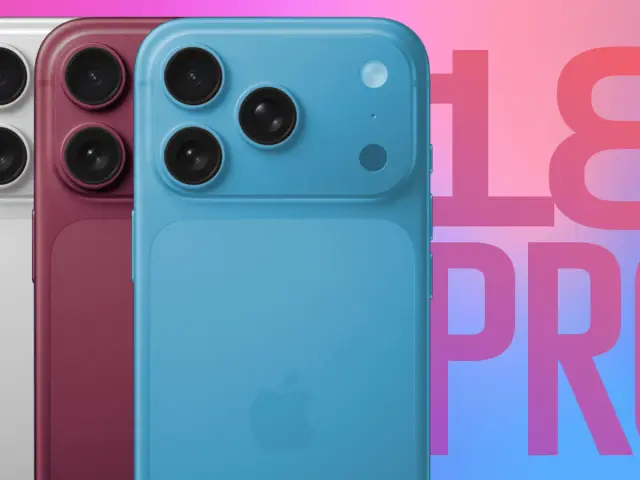Trzy iPhone'y w kolorach białym, bordowym i niebieskim. Kiedy premiera iPhone 18 Pro?